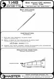 Master Model 1/48 BAE Systems Hawk 100 series Pitot Tube - AM48116