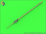 Master Model 1/48 Su-9/Su-11 Fishpot/Fishpot C Pitot Tubes & missile rails heads - AM48120
