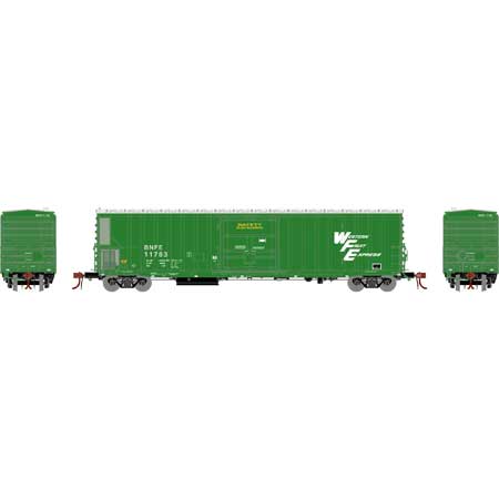 ATHEARN ATH24605 N Scale FGE 57' Mechanical Reefer, BNFE/Green #11783