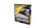 Woodland Scenics HO scale Concrete Retaining Wall - C1258