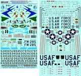 Furball 1/48 decals Colors & Markings of USAF Super Sabres - FDS4821