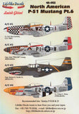 Lifelike Decals 1/48 48-052 P-51B & D Mustang Pt.6 Jeanne III Detroit Contrary