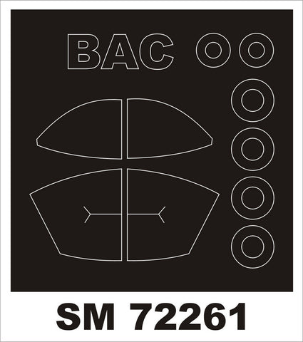 Montex 1/72 mask for STRIKEMASTER by SWORD - SM72261