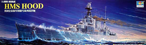 Trumpeter 1:350 Scale HMS Hood - kit #05302 New Old Stock