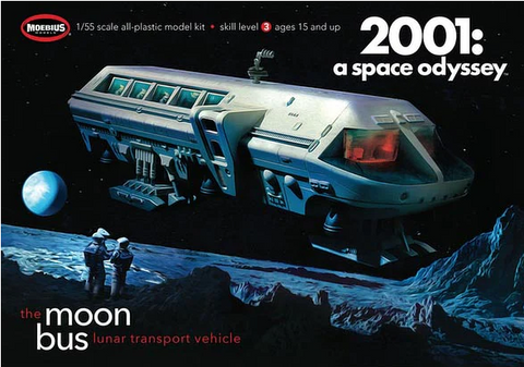 Moebius Model 1/55 2001: a space odyssey the Moon Bus - 2001-1