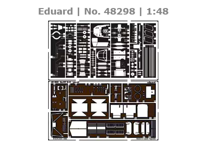 Eduard 1/48 photoetch 48298 - Ju 87G-2 Stuka for Hasegawa - NOS