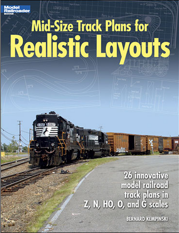 Model Railroader #12424 - Mid-Size Track Plans for Realistic Layouts