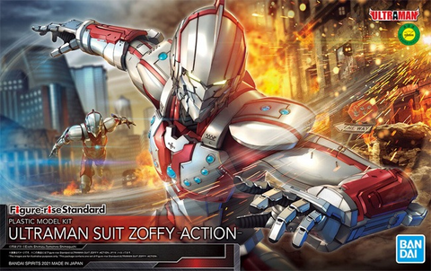BANDAI 1/12 5061984 Figure-rise Standard Ultraman Suit Zoffy -Action
