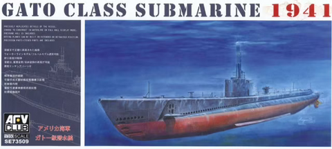 AFV Club 1/350 Scale USS Gato Class Submarine 1941 - SE73509