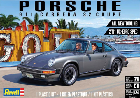 Revell 1:24 Scale Porsche 911 Carrera 3.2 Coupe - 85-4521
