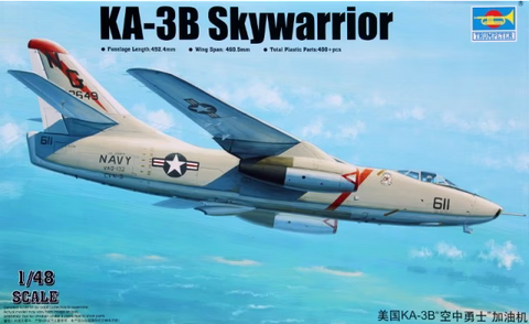 Trumpeter 1/48 scale KA-3B Skywarrior plastic kit 02869 - NOS
