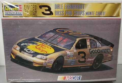 Revell 1/24 Scale Dale Earnhardt's #3 Bass Pro Shops Chevy Monte Carlo 85-4134 - NOS