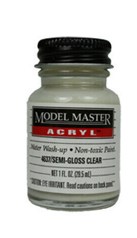 Model Master Acryl Paint (1 oz) - 4637 Clear Semi-Gloss