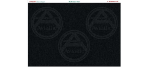 Aviattic 1/32 Scale (Clear decal paper) Black doped linen