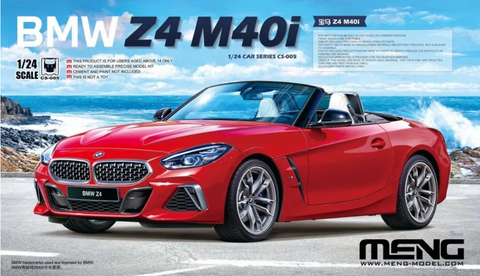 Meng 1/24 scale BMW Z4 M40i Car Model Kit CS-005