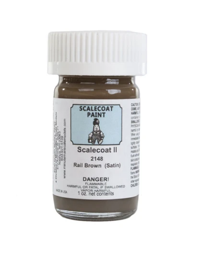 Scalecoat II Flat Rail Brown 2 oz. Bottle - #F2148 Scalecoat II Flat Rail Brown 2 oz. Bottle - #F2148