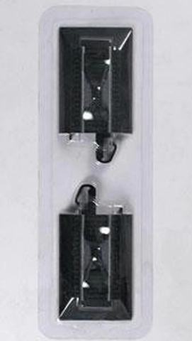 Bachmann HO Scale E-Z Track Hayes Bumpers With Steel Alloy Rails (2) #44491