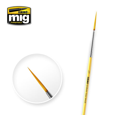 Ammo Mig Jimenez O3/0 Synthetic Liner Brush - A.MIG8590