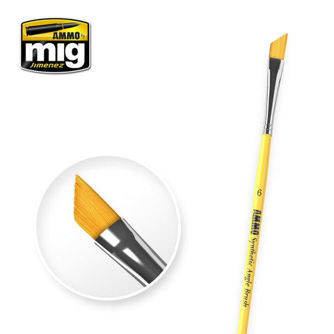 Ammo Mig Jimenez O6 Synthetic Angle Brush - A.MIG8607