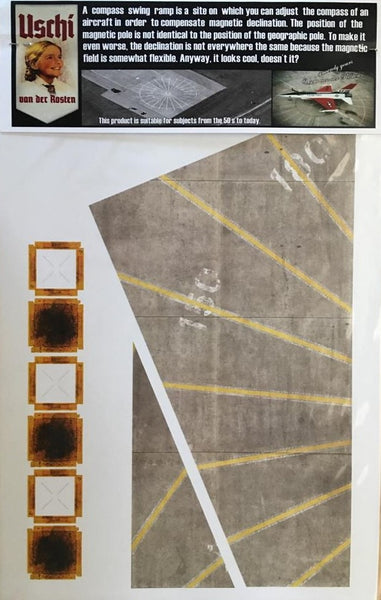 Uschi 1/48 Scale Scenic Print - Rectangular Compass Swing Ramp - USH3044 Uschi 1/48 Scale Scenic Print - Rectangular Compass Swing Ramp - USH3044