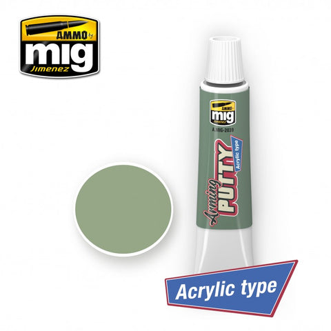 Ammo Mig Jimenez ARMING PUTTY ACRYLIC TYPE - A.MIG2039 20 mL tube