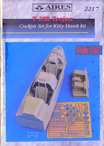 Aires 1/32 scale resin T-28B Trojam Cockpit set for KittyHawk - 2217