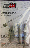 Advanced Modeling 1/48 resin S-25O-PU Unguided Air-Launched Rocket - 48015-3