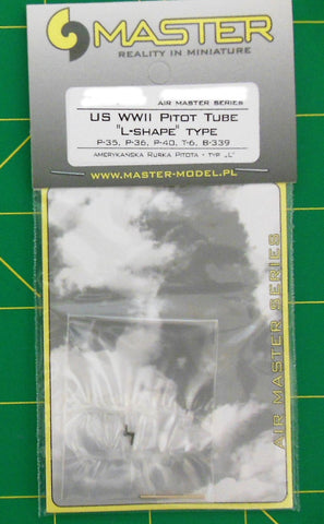 Master Model 1/72 US WWII Pitot Tube L shape type P-35, P-36, P-40, T-6, B-339