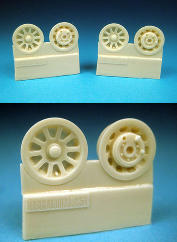 1/32 BarracudaCast P-51 Mustang Mainwheel Hubs for Tamiya kit BR32034