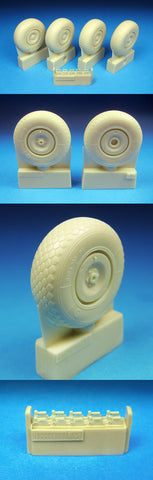 1/32 BarracudaCast He 219 Uhu Diamond Tread Mainwheels BR32062