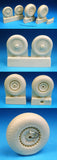 1/32 BarracudaCast Me 262 Main, Plain Hub Nosewheels BR32067