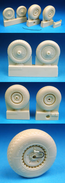 1/32 BarracudaCast Me 262 Main, Plain Hub Nosewheels BR32067