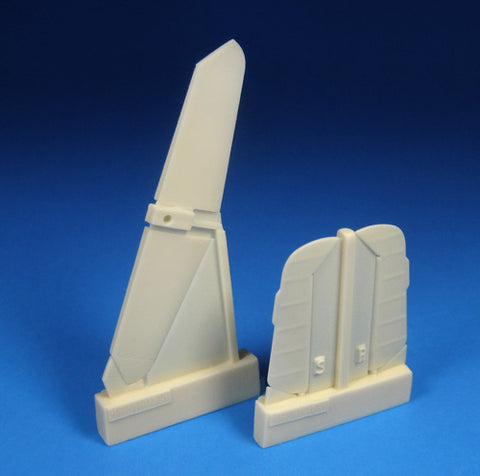 BarracudaCast 1/48 BR48368 Bf 109G-6 Horizontal Tailplanes w/Separate Elevators for Tamiya for Tamiya