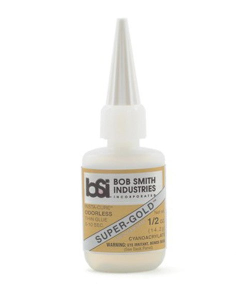 BOB Smith Industries Super-Gold Insta-Cure Odorless Thin (1/2oz) - #BSI-121 BOB Smith Industries Super-Gold Insta-Cure Odorless Thin (1/2oz) - #BSI-121