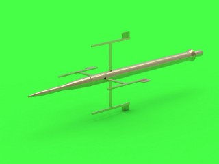 Master Model 1/72 F-16XL / F-CK-1 prototype - Pitot Tube & AOA probes - AM72131 Master Model 1/72 F-16XL / F-CK-1 prototype - Pitot Tube & AOA probes - AM72131