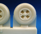 BarracudaCast 1/48 BR48404 Hawker Tempest Late Mainwheels Blk Tread for Eduard