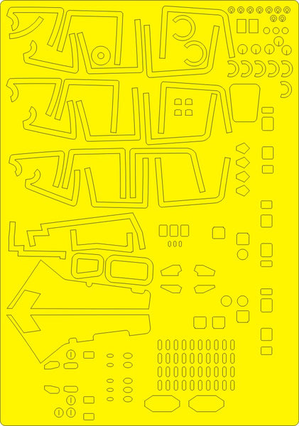 New Ware 1/48 Su-27UB Flanker C EXPERT paint masks for HobbyBoss 81713 NWAM0453 New Ware 1/48 Su-27UB Flanker C EXPERT paint masks for HobbyBoss 81713 NWAM0453