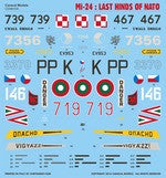 Caracal 1/48 scale decals MI-24 Last Hinds of NATO - CD48104 Caracal 1/48 scale decals MI-24 Last Hinds of NATO - CD48104