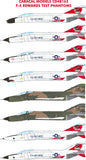 Caracal 1/48 decal CD48162 - F-4 Edwards Test Phantoms for the Zoukei-Mura kit