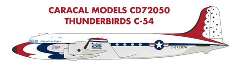 Caracal 1/72 decal CD72050 C-54 Skymaster - Part 3 for Revell