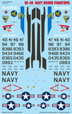 Caracal Models 1/72 decal CD72104 - QF-4B Navy Drone Phantoms markings