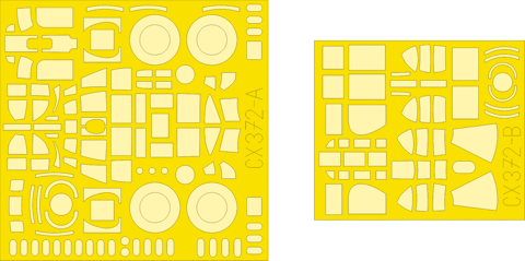 Eduard 1/72 Scale Masks for Lancaster B Mk.II by Airfix - CX372
