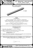 Master Model 1/700 IJN Vickers and 41st Yr Type Barrels 8pcs - SM700009