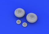 Eduard 1/72 scale Brassin Shackleton Mr.2 wheels for Airfix kit - 672097