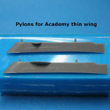 Hypersonic Models 1/48 Resin McDonnell 370gal F-4 Tanks for Academy (B/N)