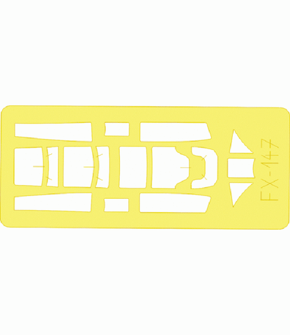 Eduard 1/48 Scale Masks for Me 262B Schwalbe by Dragon - EX147