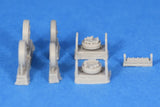 Hypersonic Models 1/48 Resin T-38 Wheels (Late) for Wolfpack - HMR48024