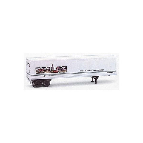 Micro Trains 67180 N Box Van Box Trailer Burlington Northern BNZ 237833 DALLAS