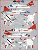 Furball 1/48 decals F9F-8T & TF-9Js Cougar Trainers FDS4802