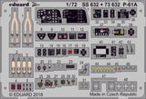 Eduard 1/72 photoetched detail set for P-61A interior by Hobby Boss - 73632